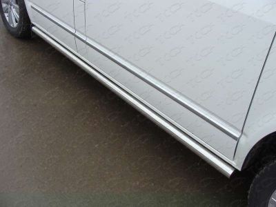 Пороги труба 60 мм ТСС для Volkswagen Multivan/Caravelle 2009-2015